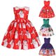 thumbnail image 2 of Vestido de Navidad para niñas, disfraz de princesa para fiesta, ropa de moda para niños, cumpleaños, elegante vestido de fiesta para niñas, 2 of 5