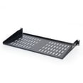 thumbnail image 4 of Edison Supply Set of Two 19-Inch Steel Vented Cantilever Rack Shelves (Black), 4 of 6
