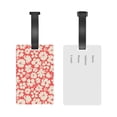 thumbnail image 5 of Daiia Beige Flowers Durable Luggage Tags with Secure Strap Travel ID Tags Suitcase ID Tags Bag Identification Tags - Easy Identification for Men and Women, 5 of 8