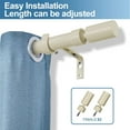 thumbnail image 2 of Urbanest Sullivan Single Curtain Rod Set, 2 of 6