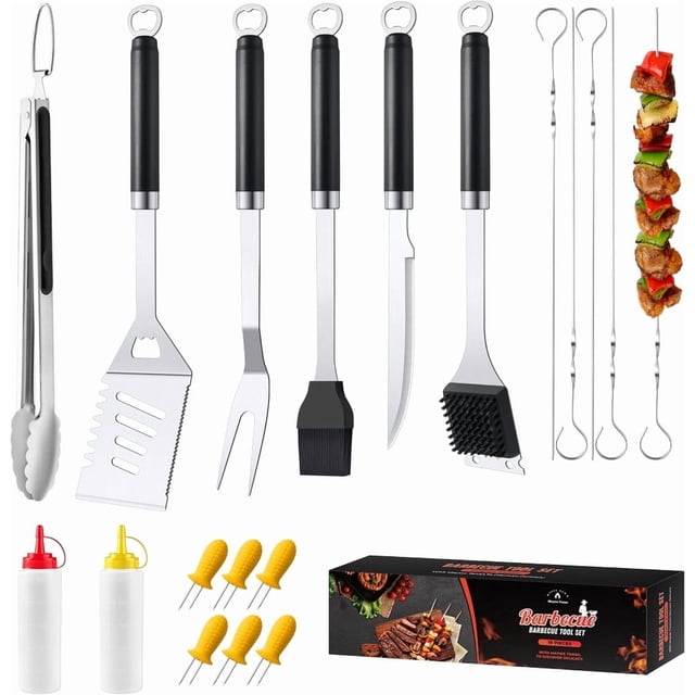 Blackstone Griddle Accessories Kit, 19Pcs Flat Top Grill Accessories Kit for Cam