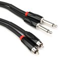 thumbnail image 1 of Roland Câble Double Interconnect 1/4 Pouces vers RCA, 5 Pieds (RCC-5-2R28), 1 of 1
