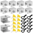 thumbnail image 3 of Wekvgz 10 Pack Window Stopper Window Locking Limiters in Aluminium Safe and Reliable Sliding Window Stops Easy to Install Without Drilling Adjustable Locking Limiters for Windows, 3 of 12