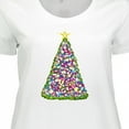thumbnail image 4 of Inktastic Christmas Tree of Lights Women's Plus Size T-Shirt, 4 of 5
