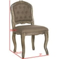 thumbnail image 6 of SAFAVIEH Eloise 20''H French Leg Dining Chair Set of 2 Delta Brown, 6 of 10
