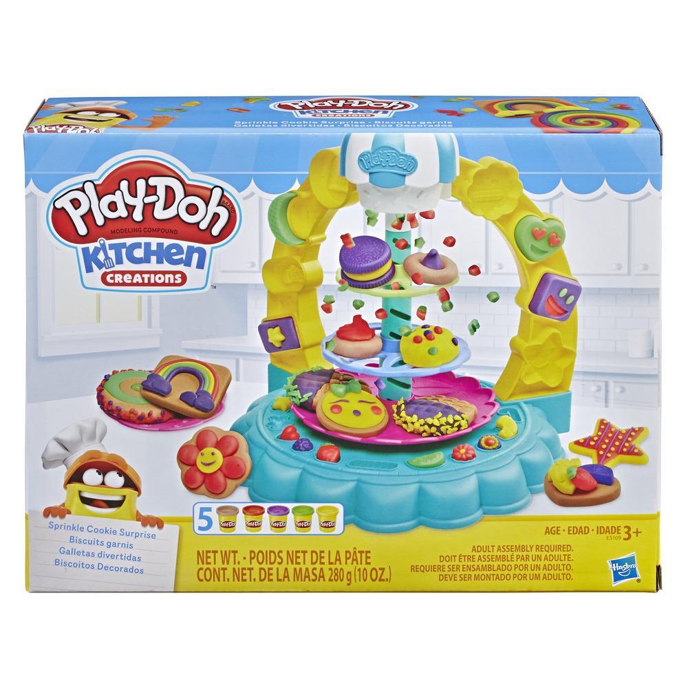 Play-Doh Kitchen Creations Sprinkle Cookie Surprise Set with 5 Non-Toxic Colors - image 3 of 8