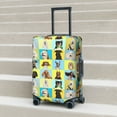thumbnail image 6 of Lsque arious dog breeds Printed Luggage Cover, Travel Luggage Protector,Scratch and Dirt Resistant, Fits 18-32 Inch Luggage-X-Large, 6 of 7