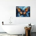 thumbnail image 6 of ZFLMY Butterfly Fantasy Art Print On Canvas Wall Decor Ready To Hang Home Art Decor 20x16in, 6 of 6