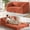 Orange, variant on Convertible Folding Sofa Bed, 2-in-1 Loveseat Corduroy Foldable Boneless Chair Lounger Sleeper Sofa, Brown
