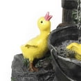 thumbnail image 3 of LuxenHome Fontaine de Bain Familiale en Résine de Canard, 3 of 5