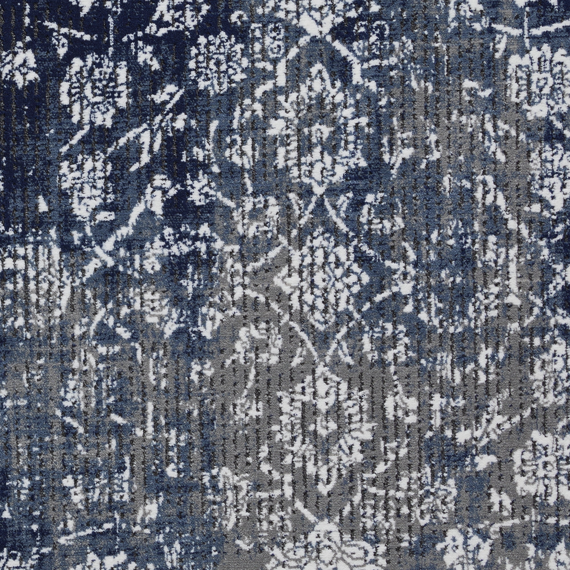 Loomaknoti Aysal Alazah 9' x 12' BLUE Floral Indoor Area Rug
