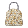 thumbnail image 1 of Fotbe Hippie Bee Honeycomb Bolsa de Almuerzo con Estampado, Lonchera Aislada, Contenedor de Comida Reutilizable Tipo Cooler a Prueba de Fugas, 1 of 6