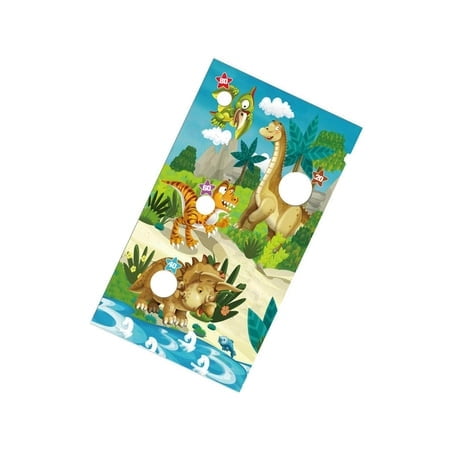 destyer Ensemble de Jeu de Poire Réutilisable Bannière Interaction entre Amis Lancer Jeu Style de Jeu de Cour C
