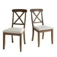thumbnail image 4 of Castle Place Elegant Wooden Dining Chair, Set of 2, Brown, 4 of 8