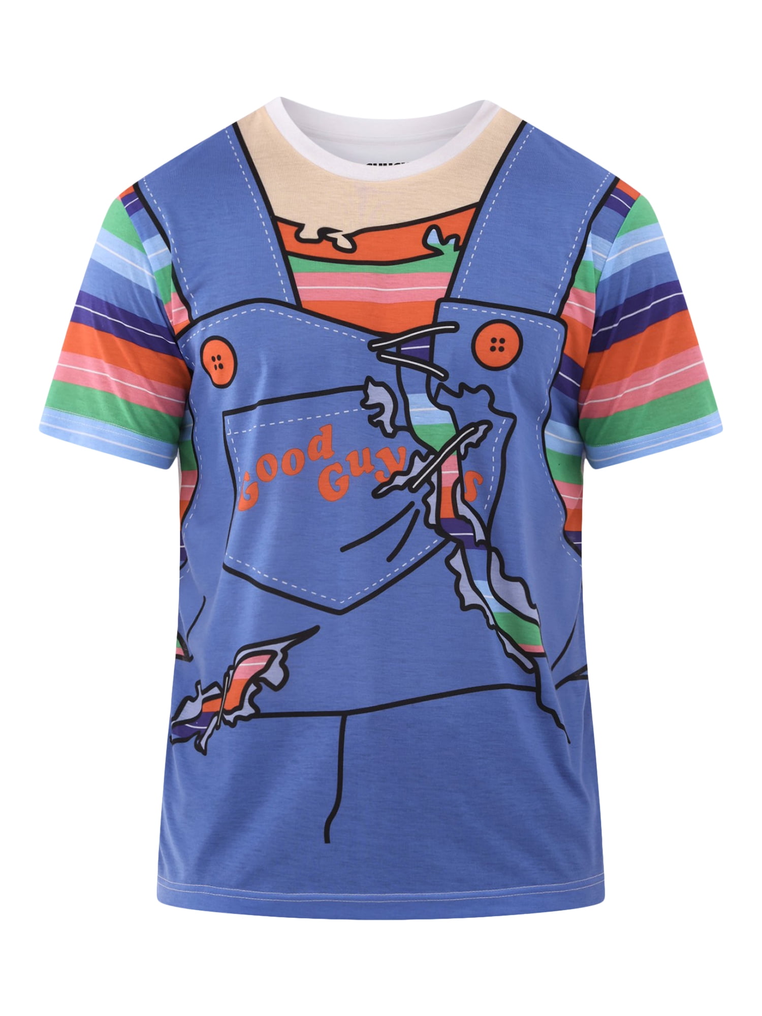 Chucky Men's Halloween Graphic Costume Tee with Short Sleeves, Sizes XS-3XL