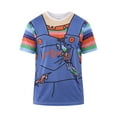 thumbnail image 5 of Chucky Men's Halloween Graphic Costume Tee with Short Sleeves, Sizes XS-3XL, 5 of 5