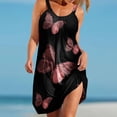 thumbnail image 2 of JINMGG Dresses for Women 2026, Women's Summer Printed Sleeveless Neck Sundress Casual Flowy Swing Beach Dresses, 2 of 4