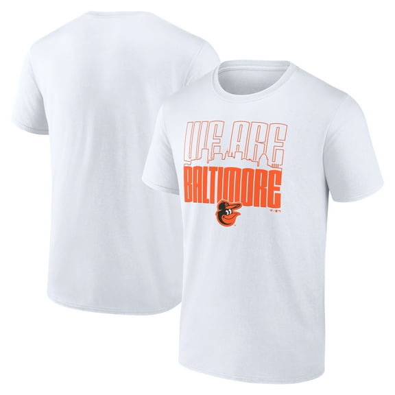 Men's White Baltimore Orioles We Are Baltimore T-Shirt