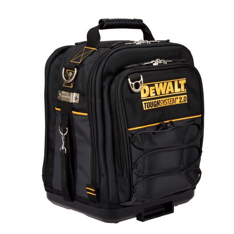 DEWALT 11-Inch Soft Mini Contractor Tool Bag – Durable Ballistic Nylon Tote With Heavy-Duty Zipper And Strong Handle (11" X 8.5" X 7.5")