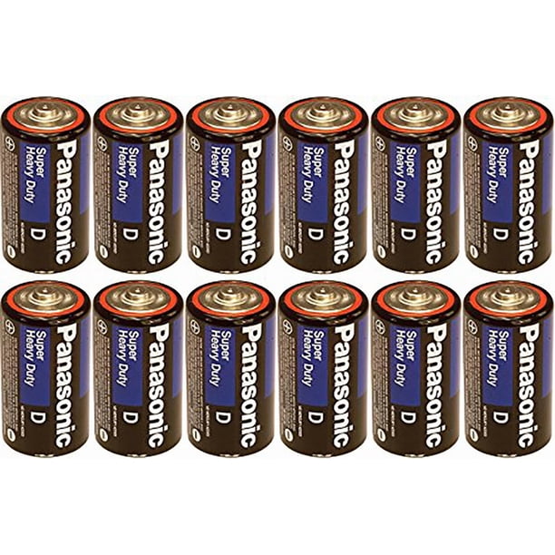 Batería Panasonic Heavy Duty D Carbon Zinc x12