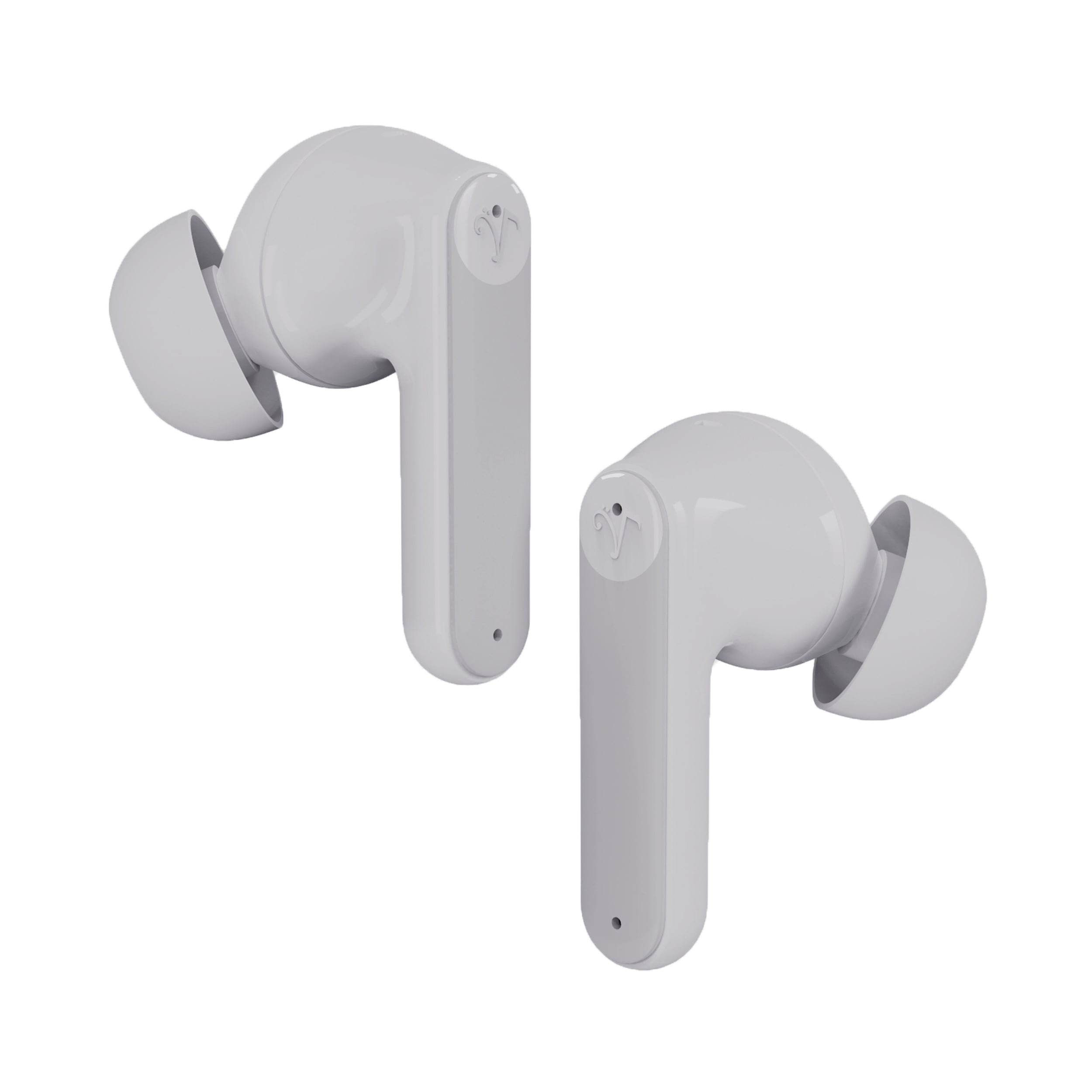 Visual Land SOUNDWAVE A1 Plus Active Noise Cancelling Earbuds, 6 Mics, 48H Total Playtime, 15 Mins = 6 Hours Playtime - Grey