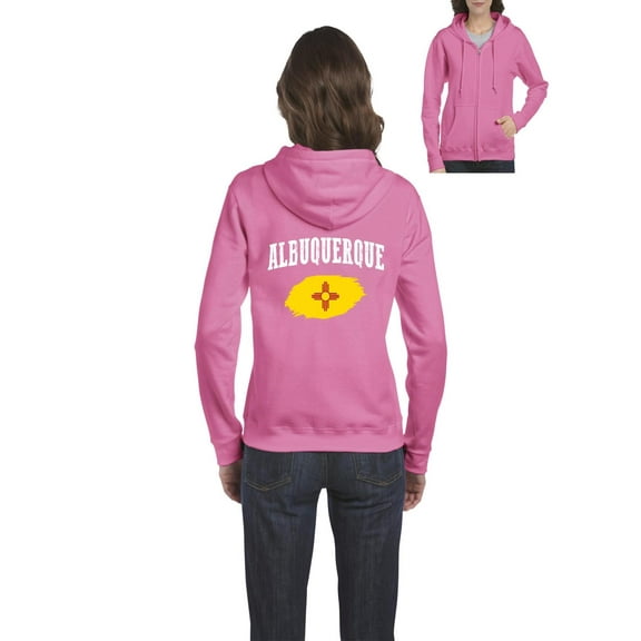 Womens Albuquerque Full-Zip Hooded Sweatshirt