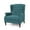 Teal/Dark Brown, variant on GDF Studio Dunham Contemporary Fabric Tufted Oversized Pushback Recliner, Beige and Dark Brown