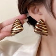 thumbnail image 3 of Misright elegant equids Pattern Metal Earrings Lightweight Comfort For Women Jewelry, 3 of 9