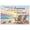 Unframe-style, variant on Inspirational Beach Sunset Ocean Canvas Wall Art with Sea Turtles Adirondack Chairs Coastal Theme Decor for Living Room Bedroom Bathroom Home Decorations