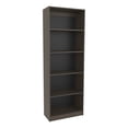 thumbnail image 5 of Knubmt 5 Shelves Wood Bookeshelf Bookcase Book Display Storage Rack for Living Room, Office, Dark Brown, 5 of 7