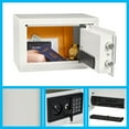 thumbnail image 5 of Stalwart Digital Safe Box with Keypad and 2 Manual Override Keys (White), 5 of 10