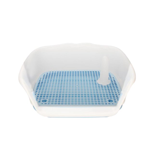 Billuyoard Orinal extraíble para perros Mantén los suelos limpios con protección de pared gris Suministros para perros Blanco azul METRO