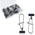 thumbnail image 1 of XUCP-Fishing Sinker Slide with Hooked Snaps Catfishing Rig Heavy Duty Fishing Finder Weight Sinker Slides Stainless Steel Duo Lock Line Connector for Fishing Tackle Box, 1 of 4