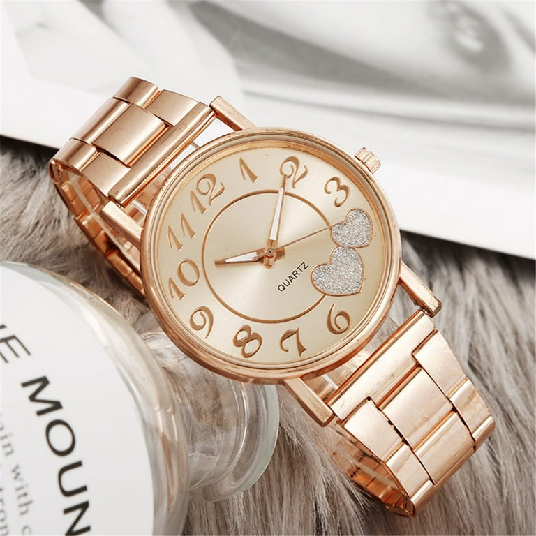 The Latest Top Fashion Ladies Mesh Belt Watch Wild Lady Creative Fashion Replacement Watch Bands for Women Grandma Watch Nice Watch Watch Replacement