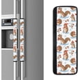 thumbnail image 3 of NeuKim Cartoon Cute Squirrels Fall Winter Snow Refrigerator Door Handle Covers Kitchen Appliances Gloves for Microwave Dishwasher Fridge Door Cloth Protector Covers, 3 of 7