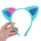 thumbnail image 4 of 5 diademas con orejas de animal: aros brillantes para el pelo para niñas, lindas orejas de gato, accesorios para disfraz de cosplay, fiestas de cumpleaños y Halloween., 4 of 6