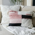 thumbnail image 4 of Lush Decor Naima Woven Decorative Pillow - Misty Rose - Single - 14 x 20, 4 of 8