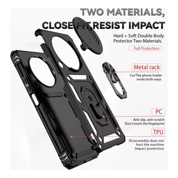 Funda Huawei Nova Y91 4G - Protección Militar Con Soporte