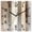 Brown Off-White Gray, variant on Brown Grey Wooden Wall Clock Silent Non Ticking, Abstract Neutral Textured Modern Minimalist Square Wall Clocks Battery Operated, Decor Clock for Home Office, Living Room, Kitchen, 12 Inch