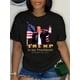 thumbnail image 1 of Camisetas con gráficos clásico para mujeres y adolescentes y niñas, playera de verano con estampado estéticoLetter And Figure Print Crew Neck Sports T-shirt, Casual Short Sleeve Top for Summer & Spr, 1 of 6