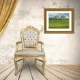 thumbnail image 3 of Zwick, Martin 18x15 Gold Ornate Wood Framed with Double Matting Museum Art Print Titled - Summer pasture with traditional Yurts The Suusamyr plain-a high valley, 3 of 4