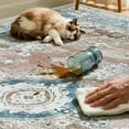 thumbnail image 4 of 6'x9' Area Rugs for Living Room Washable, Pink Vintage Boho Non Slip Rug- Persian Oriental Traditional Farmhouse Carpet for Bedrooms Dining Room, Living Room, Home Office., 4 of 11