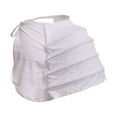 thumbnail image 4 of Petticoat Crinoline Underskirt Half Bustle Style for Women's Cosplay Themed Party Gown Accessory, 4 of 9