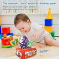 thumbnail image 6 of OneAndes Baby Toys 0-24months, Tissue Box Toy Montessori for Babies 1-2 Year Old Toddlers, Soft Stuffed High Contrast Crinkle Infant Sensory Toys, Boys&Girls Kids Early Learning Newborns Gifts, 6 of 7