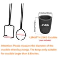 thumbnail image 5 of LSMiitTH 25 KG Crucible Tongs for Lifting and Pouring Gas Melting Furnace Casting Tools, 5 of 5