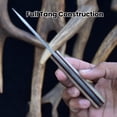 thumbnail image 5 of Knives Ranch 2011 Compact Damascus Steel Fixed Blade EDC Knife with Bone Handle – Sharp Utility Knife for Camping, Outdoor & Everyday Carry Use, 5 of 9