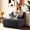 Gray, variant on Boneless Floor Sofa Chair, Comfy Accent Chair, Togo Sofa, Corduroy Lazy Bean Bag Chairs for Living Room, Bedroom, Fireside, No Assembly Required, Washable Cover, Ships in a Box, Deep Blue
