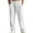 White, variant on Havenre Mens Waffle Sweatpant Lightweight Casual Drawstring Stretch Textured Loose Straight Fit Workout Trousers Athletic Jogger Pants with Pockets White L