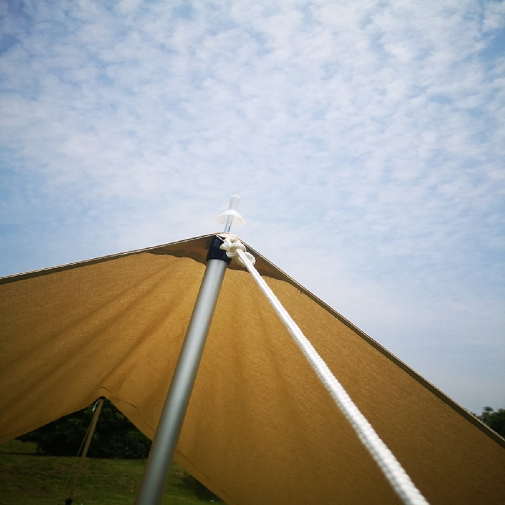 Teepee Tent 4X3M Outdoor Canopy Sunshade Cotton  Canvas Tent Sunscreen Waterproof Camping Yurt Hotel Tent Canopy