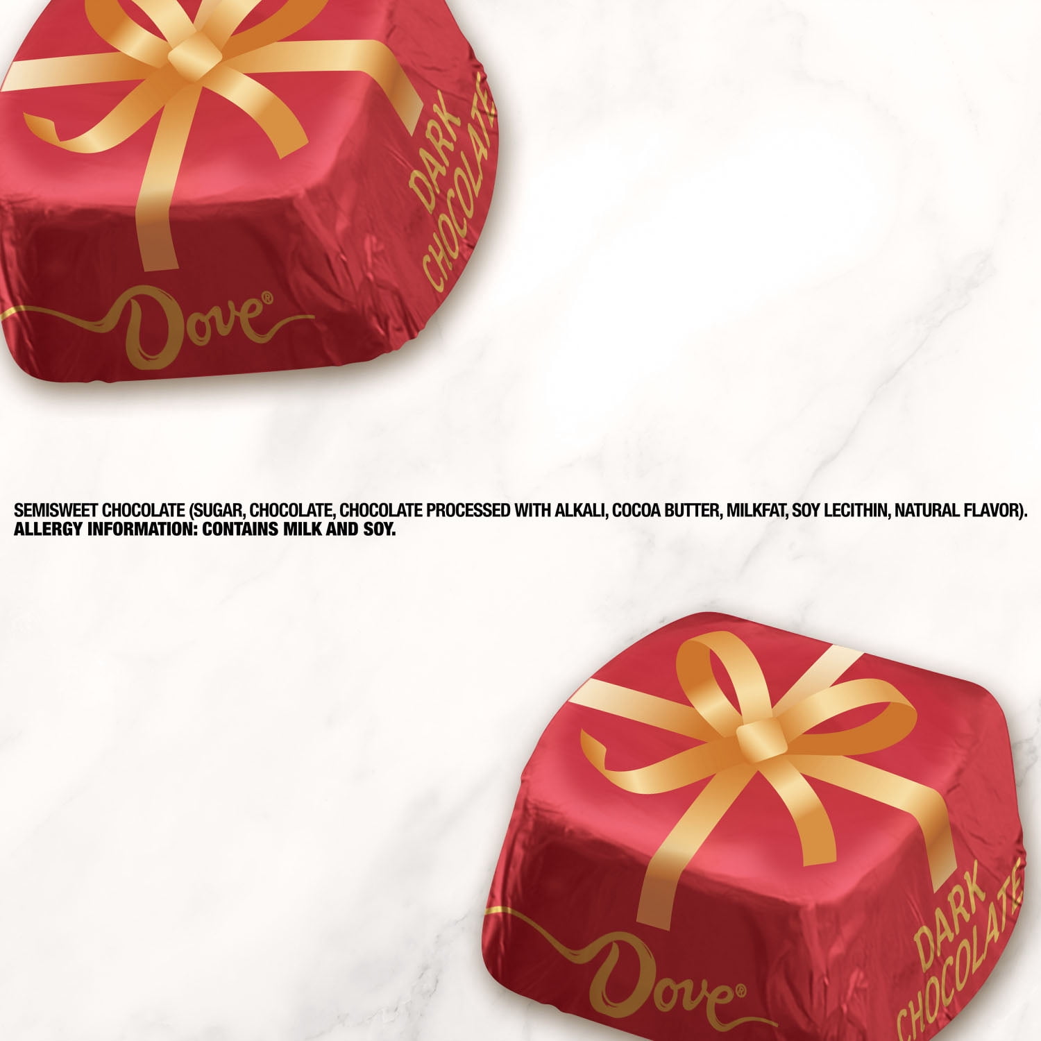 (2 pack) Dove Promises Dark Chocolate Christmas Candy Gifts - 8.87 oz Bag